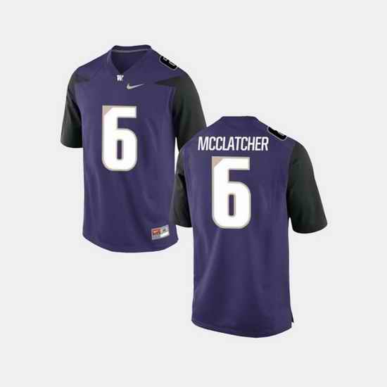 Men Washington Huskies Chico Mcclatcher College Football Purple Jersey